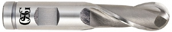 Hertel E2110048 Ball End Mill: 0.75" Dia, 1.625" LOC, 2 Flute, Cobalt Image