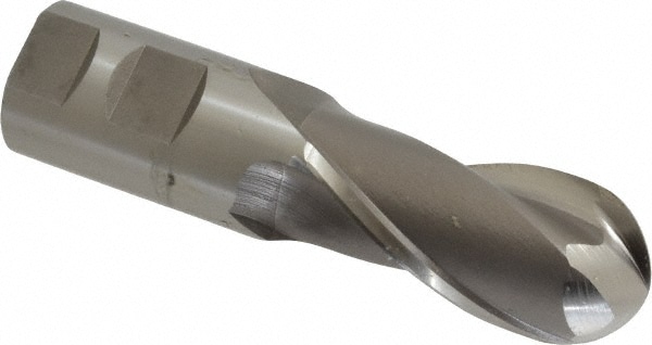 OSG 5216100 Ball End Mill: 1.25" Dia, 2.5" LOC, 2 Flute, Cobalt Image