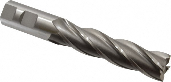 OSG 5455100 Square End Mill: 1 Dia, 4 LOC, 1 Shank Dia, 6-1/2 OAL, 4 Flutes, Cobalt Image