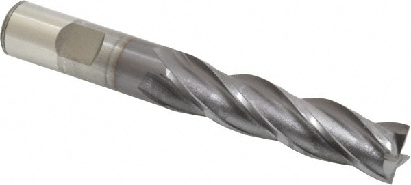 OSG 5462108 Square End Mill: 5/8 Dia, 2-1/2 LOC, 5/8 Shank Dia, 4-5/8 OAL, 4 Flutes Image