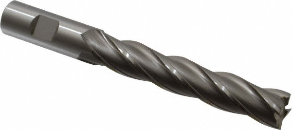 OSG 5573100 Square End Mill: 3/4 Dia, 4 LOC, 3/4 Shank Dia, 6-1/4 OAL, 4 Flutes, Cobalt Image