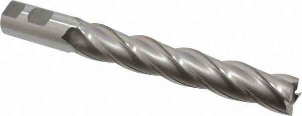 OSG 5575100 Square End Mill: 1 Dia, 6 LOC, 1 Shank Dia, 8-1/2 OAL, 4 Flutes, Cobalt Image