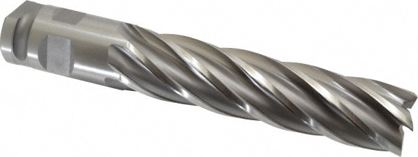 OSG 5578400 Square End Mill: 2 Dia, 8 LOC, 2 Shank Dia, 11-3/4 OAL, 6 Flutes, Cobalt Image