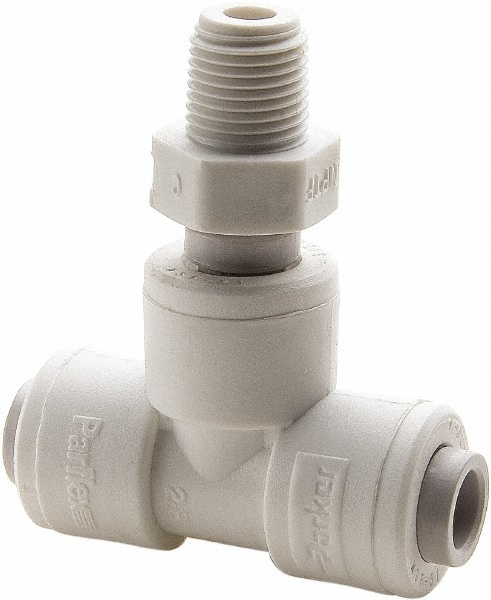 Parker PP8MTS8 Push-To-Connect Tube Fitting: Male Swivel Branch Tee, 1/2" Thread, 1/2" OD Image