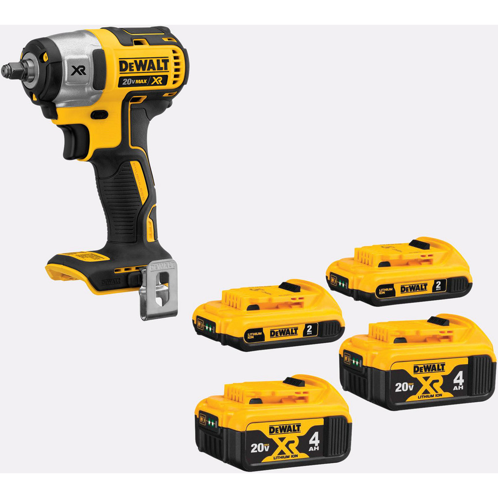 DeWALT Power Tool Battery: 20.00V, Lithium-ion - 4.00 Ah, 0.75 hr Charge Time, Series 20v MAX | Part #1191361/9430740