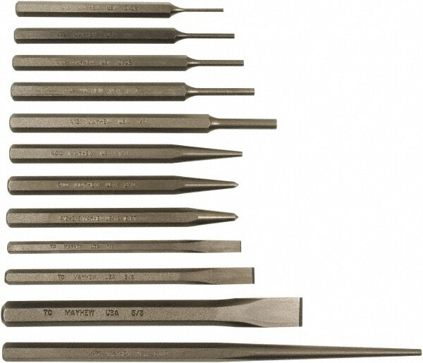 12 Piece Punch & Chisel Set