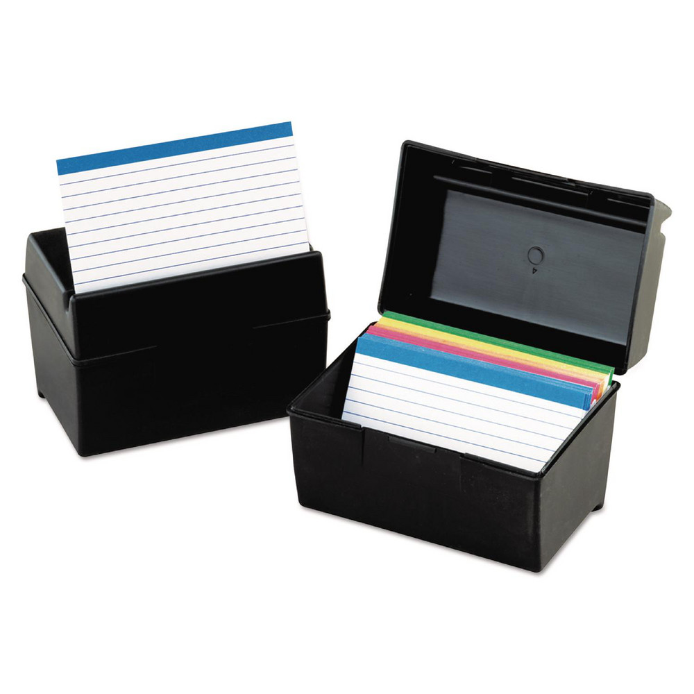 OXFORD - Desktop Kits: Organizer Type: Hinged Lid Index Card File Boxes ...
