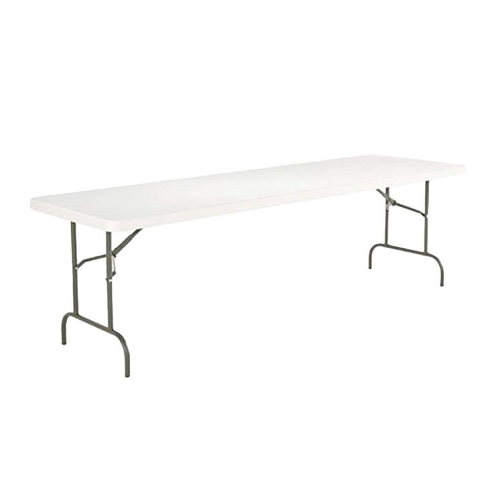 Folding Table: Rectangle, 30" OAW, 29" OAH, Polyethylene Top