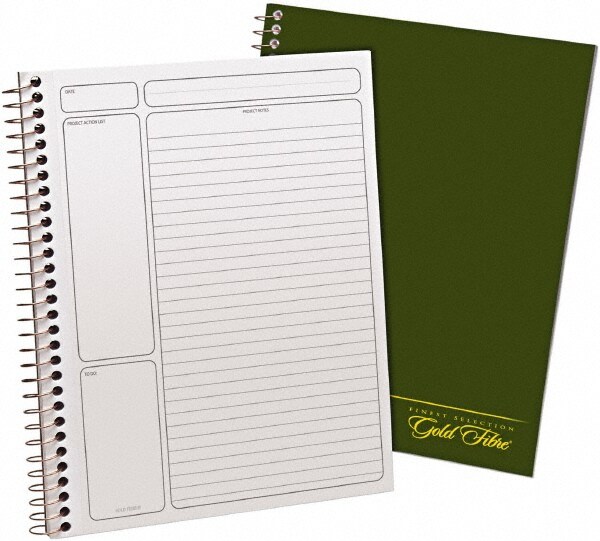 Planner Spiral Bound Notebook: 84 Sheets, Planner Ruled, White Paper, Spiral Binding