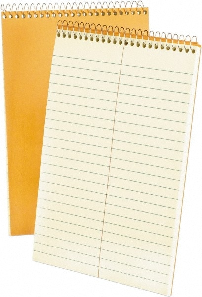 Gregg Steno Book: 60 Sheets, Gregg Ruled, Green Paper, Spiral Binding