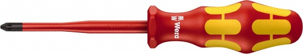 Wera Philips Screwdriver: #1 - 3-1/8" Long Round Shank | Part #05006460001