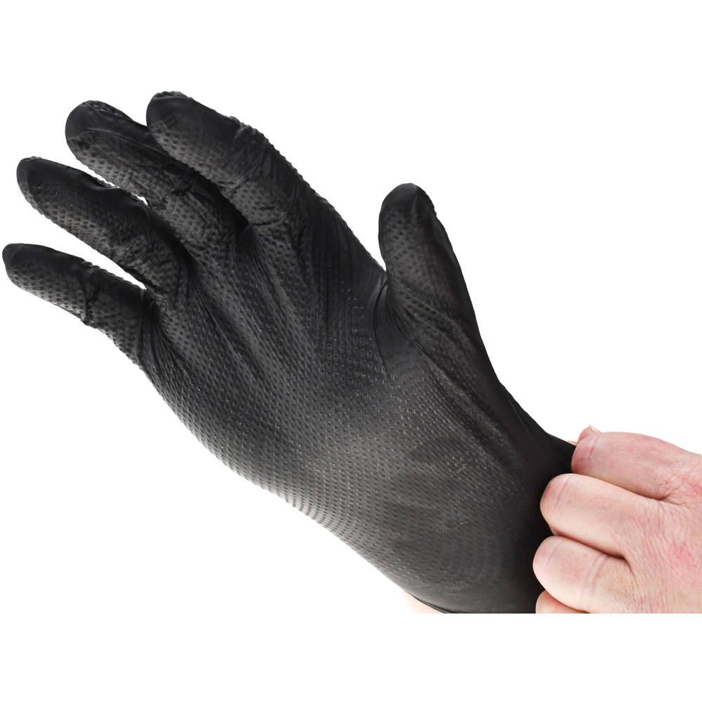 PRO-SAFE Disposable Glove: Size X-Large, mil, Nitrile