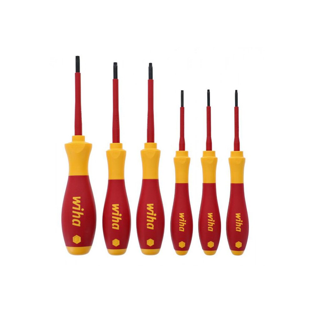 6 Piece T8 to T25 Ergonomic Handle Torx Driver Set