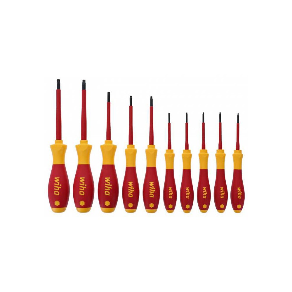10 Piece T6 to T30 Ergonomic Handle Torx Driver Set