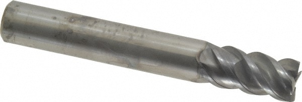 Seco 2711611 Corner Chamfer End Mill: 0.5" Dia, 1" LOC, 4 Flute, 0.006" Chamfer Width, Solid Carbide Image