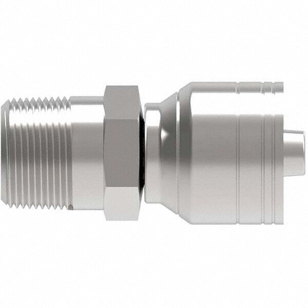 Hydraulic Hose Male Pipe Rigid Fitting: 4 mm, 3/8-18