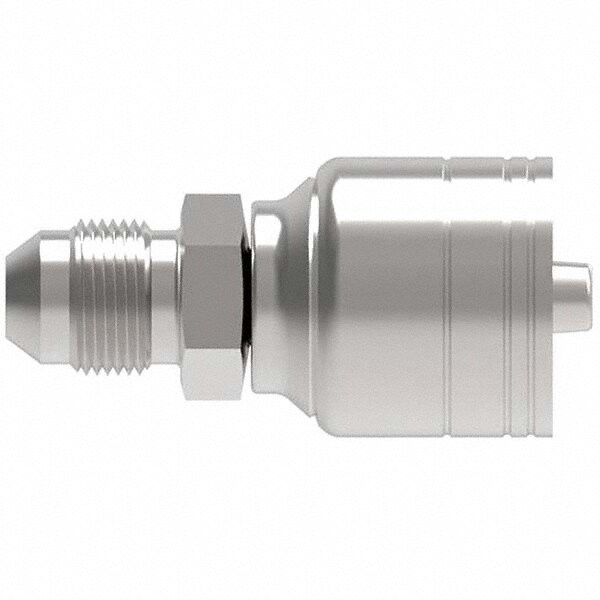 Hydraulic Hose Male SAE 37 ° JIC Rigid Fitting: 0.25" ID, 4 mm, 1/2-20
