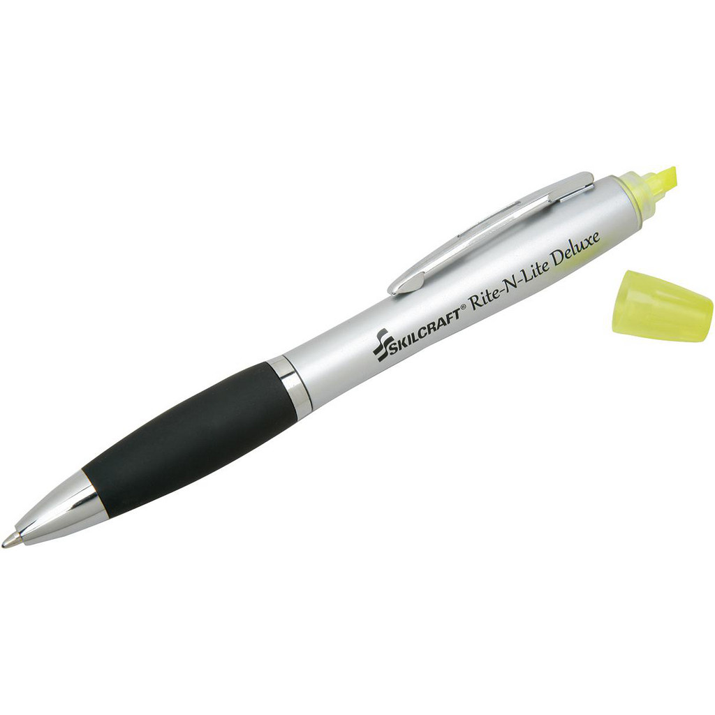 AbilityOne - BLK RITE N LITE DLX MULTI PEN/HIGLIGHTER | MSC Direct
