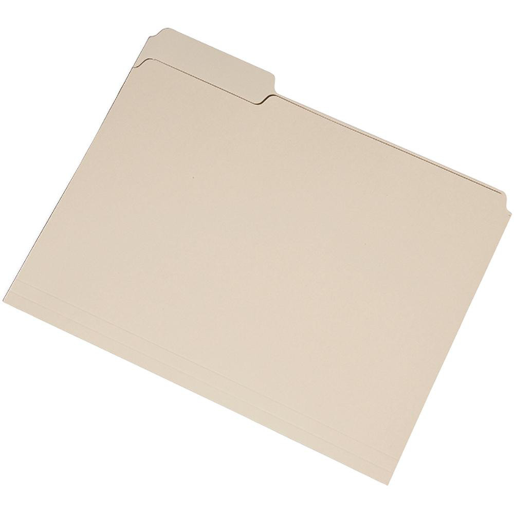 AbilityOne - 1/3CUT POS 1 LTR 100BX SINGLE TAB FILE FOLDER | MSC Direct
