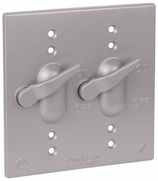 Switch Electrical Box Cover: Aluminum