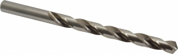 Jobber Length Drill Bit: Letter Q (0.3320) Dia, 118 deg, HSS - Bright/Uncoated Finish, 4.7500" OAL, Right Hand Cut, Regular Spiral Flute, Straight Shank, Series 2002G