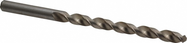 Jobber Length Drill Bit: Letter F (0.2570) Dia, 118 deg, HSS - Bright/Uncoated Finish, 4.1250" OAL, Right Hand Cut, Fast Spiral Flute, Straight Shank, Series 2012