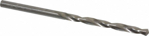 Cleveland 5/32" 118° High Speed Steel Jobber Drill - Bright Finish, Right Hand Cut, Spiral Flute, Straight Shank, 3-1/8" OAL, Standard Point
