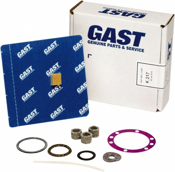 Gast 9 Piece Air Compressor Repair Kit MSC Direct