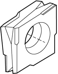 Kennametal 2227162 SPHX15T6PCSRGP KCPK30 Carbide Milling Insert Image