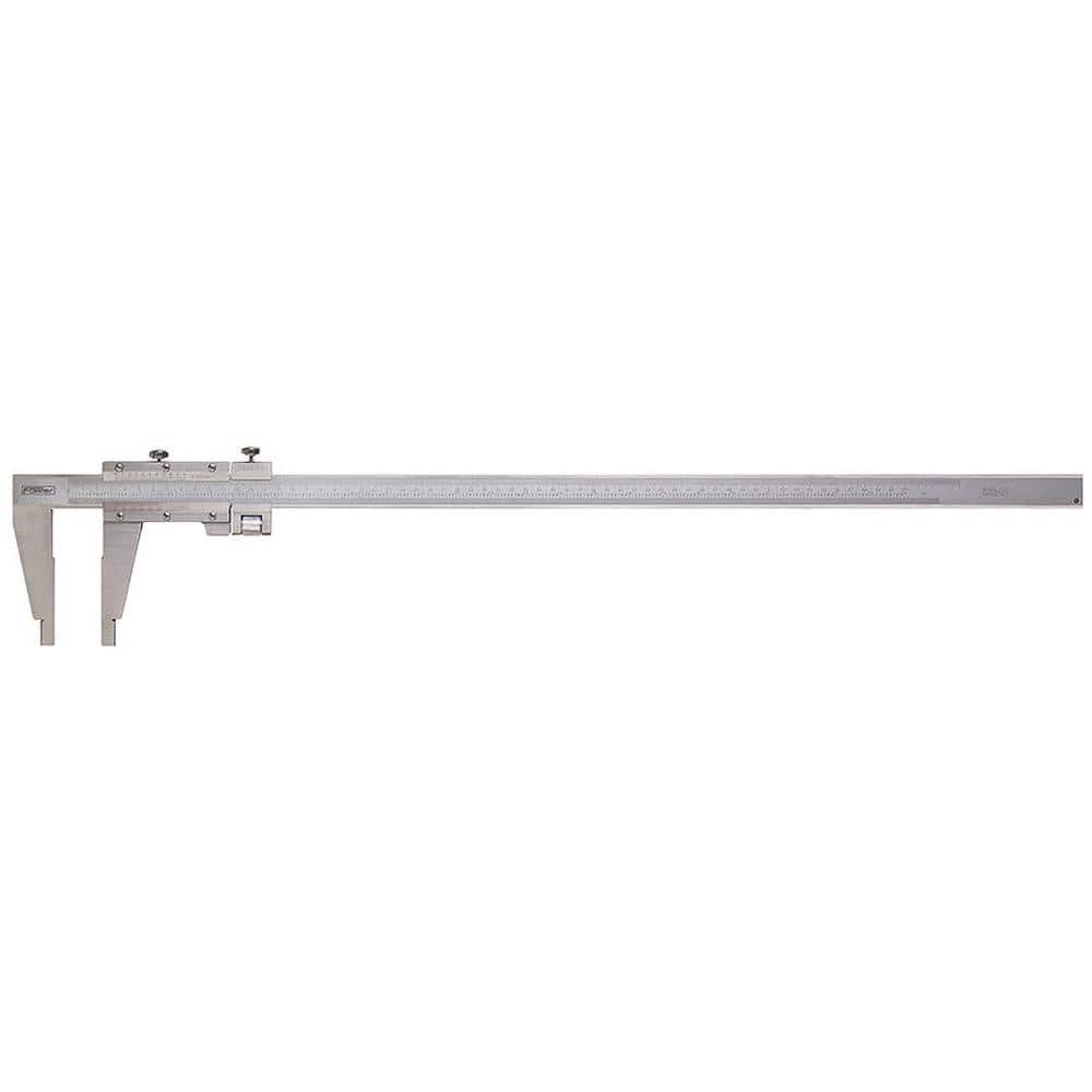 FOWLER 52-085-024 Vernier Caliper: 0 to 0.003" Accuracy, 0.001" Graduation, Stainless Steel 