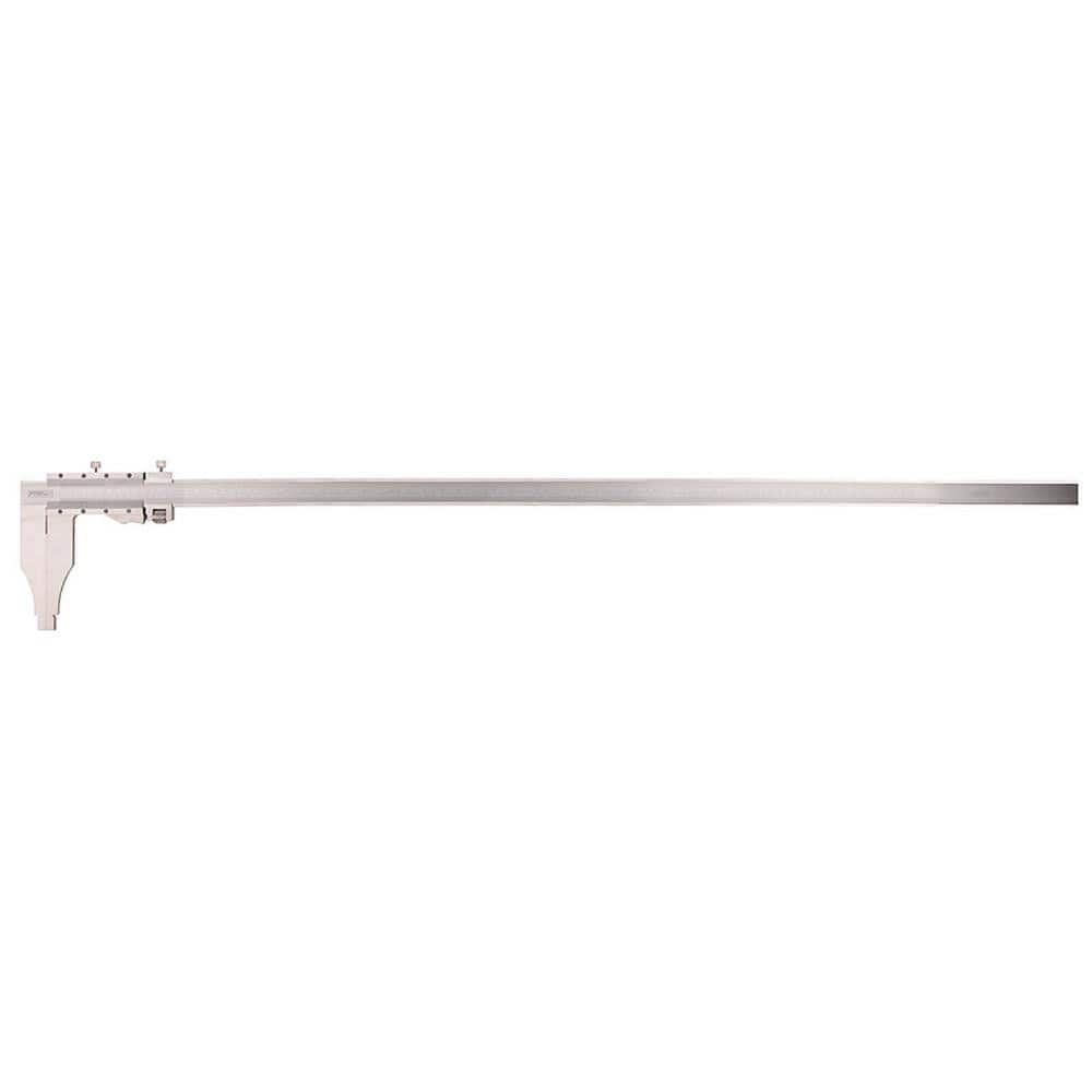 FOWLER 52-085-040 Vernier Caliper: 0 to 0.004" Accuracy, 0.001" Graduation, Stainless Steel 