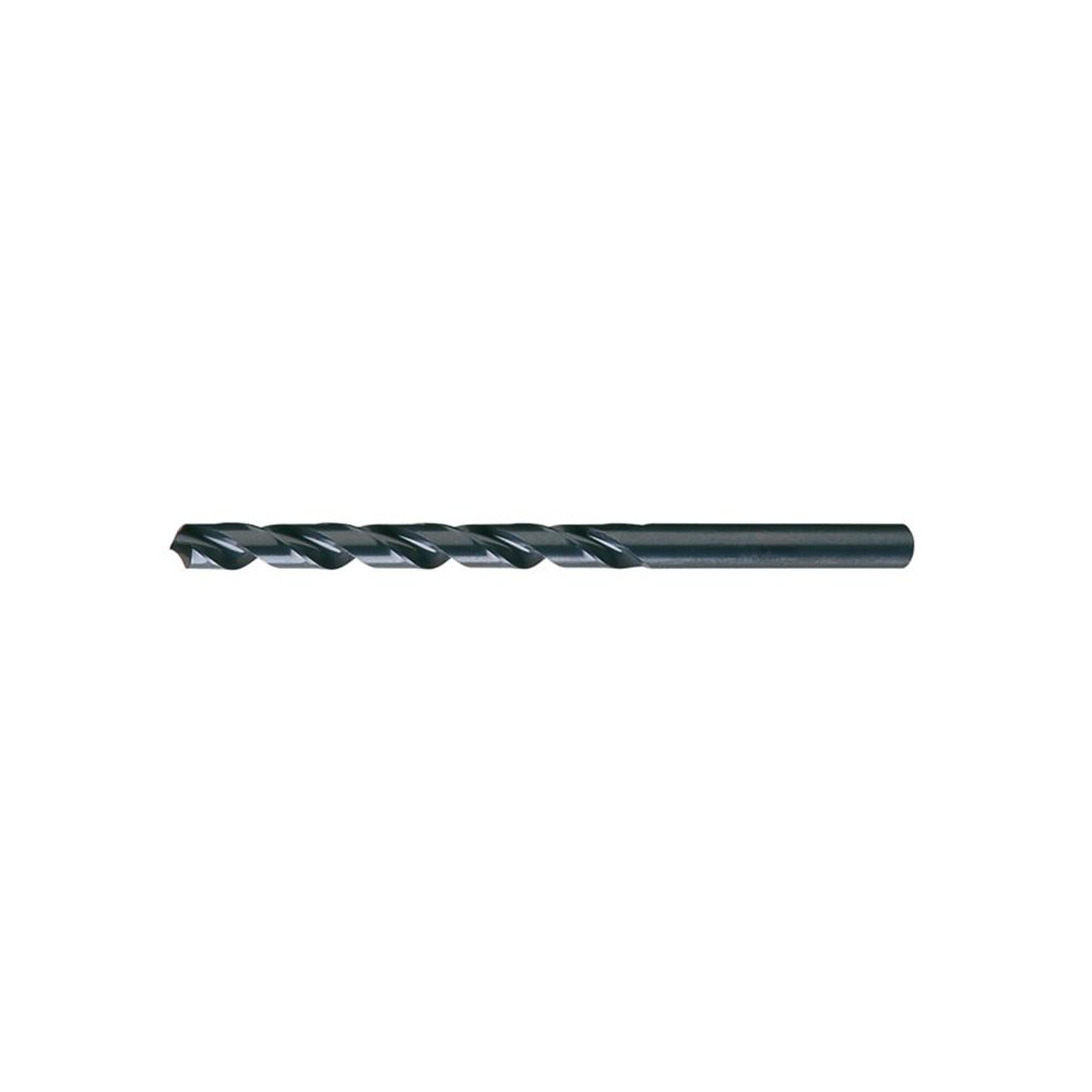 Taper Length Drill Bit: #11 (0.1910) Dia, 118 deg, HSS - Oxide Finish, 3-5/8" Flute Length, 6" OAL, Right Hand Cut, Regular Spiral Flute, Straight-Cylindrical Shank, 2510