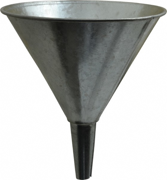 32 oz Capacity Tin-Coated Steel Funnel