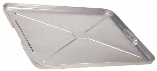 26" Long x 17-3/4" Wide x 1" High, Oil Drip Pan - Galvanized Steel