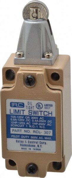 Value Collection RCL-307 General Purpose Limit Switch: SPDT, NC, Roller Plunger, Top Image