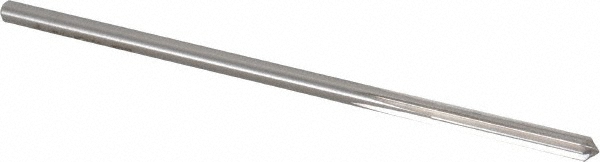 Chucking Reamer: 11/64", 4-1/2" OAL, 1-1/8" Flute Length, Straight, Straight-Cylindrical, HSS - 6 Flutes, Right Hand Cutting Direction, Series 4001