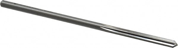 Cleveland C25366 Chucking Reamer: 3/16" Dia, 4-1/2" OAL, 1-1/8" Flute Length, Straight Shank, High Speed Steel Image