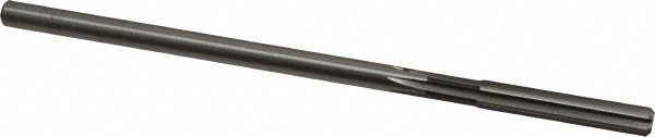 Chucking Reamer: 17/64", 6" OAL, 1-1/2" Flute Length, Straight, Straight-Cylindrical, HSS - 6 Flutes, Right Hand Cutting Direction, Series 4001