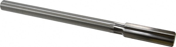 Cleveland C26550 Chucking Reamer: 23/32" Dia, 9" OAL, 2-1/4" Flute Length, Straight Shank, High Speed Steel Image