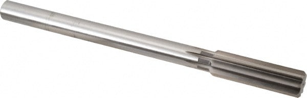 Cleveland C26680 Chucking Reamer: 25/32" Dia, 9-1/2" OAL, 2-1/2" Flute Length, Straight Shank, High Speed Steel Image