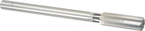 Cleveland C26811 Chucking Reamer: 27/32" Dia, 9-1/2" OAL, 2-1/2" Flute Length, Straight Shank, High Speed Steel Image