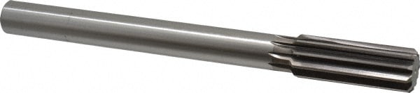 Cleveland C27144 Chucking Reamer: 1-1/16" Dia, 10-1/2" OAL, 2-3/4" Flute Length, Straight Shank, High Speed Steel Image