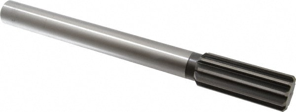 Cleveland C27166 Chucking Reamer: 1-1/4" Dia, 11-1/2" OAL, 3" Flute Length, Straight Shank, High Speed Steel Image