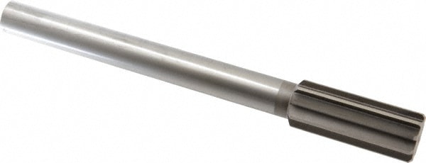 Cleveland C27180 Chucking Reamer: 1-3/8" Dia, 12" OAL, 3-1/4" Flute Length, Straight Shank, High Speed Steel Image