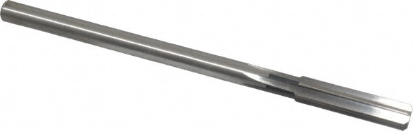 Cleveland C25946 Chucking Reamer: 0.437" Dia, 7" OAL, 1-3/4" Flute Length, Straight Shank, High Speed Steel Image