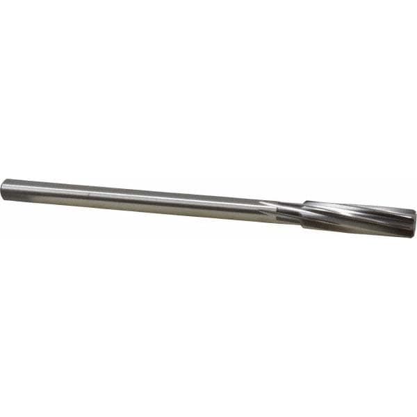 Cleveland C30402 Chucking Reamer: 9/16" Dia, 8" OAL, 2" Flute Length, Straight Shank, High Speed Steel Image