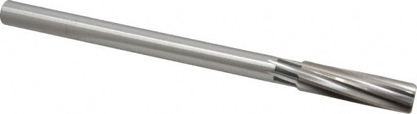 Cleveland C30603 Chucking Reamer: 21/32" Dia, 9" OAL, 2-1/4" Flute Length, Straight Shank, High Speed Steel Image