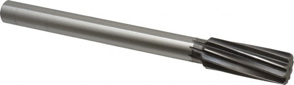 Cleveland C31337 Chucking Reamer: 1-1/8" Dia, 11" OAL, 2-7/8" Flute Length, Straight Shank, High Speed Steel Image