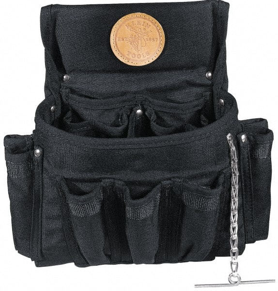 Klein Tools Tool Pouch: 18 Pockets, Black 63760292 MSC Industrial  Supply