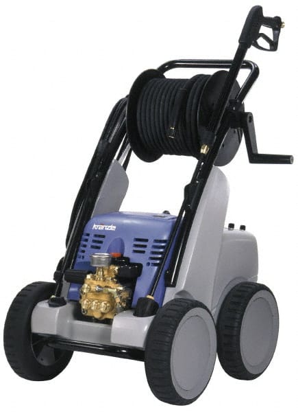 Quadro Pressure Washer: 2,500 psi, 3.3 GPM, Electric, Cold Water - 65’ Hose, Includes 65’ Wire Braided Hose on Hose Reel, Dirt Killer Turbo Nozzle